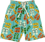 Pajama Shorts for Men, Men'S Pajama Bottoms, Sleepwear, Summer, Boating, Beach (Flip Flops, Large) - Image 3