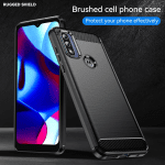 Compatible with Moto G Pure Case with HD Screen Protector [2 Packs], Motorola G Pure Case Soft TPU Cover Anti-Fingerprint Phone Case and Protection Cover for Motorola Moto G Pure Phone(Black) - Image 5