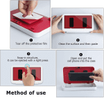 Upgraded Shower Phone Holder Waterproof Wall Mount Case for Bathroom, 360° Rotation Anti-Fog Touch Screen, Compatible with 4" - 7" Cell Phones (White) - Image 6