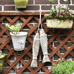 Antique Wood Fish Decor Ornament Wall Hanging Wooden Fish Decorations for Home Nautical Theme - Image 2