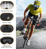 Motorcycle Goggles, Windproof Dirt Bike Helmet Riding Goggles with Removable Face Mask, Motorcycle Accessories (Transparent) - Image 5