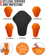 Summer Motorcycle Jacket Motorbike Biker Riding Jacket Protective Breathable CE Armoured Motorcycle Jacket for Men Women - Image 4